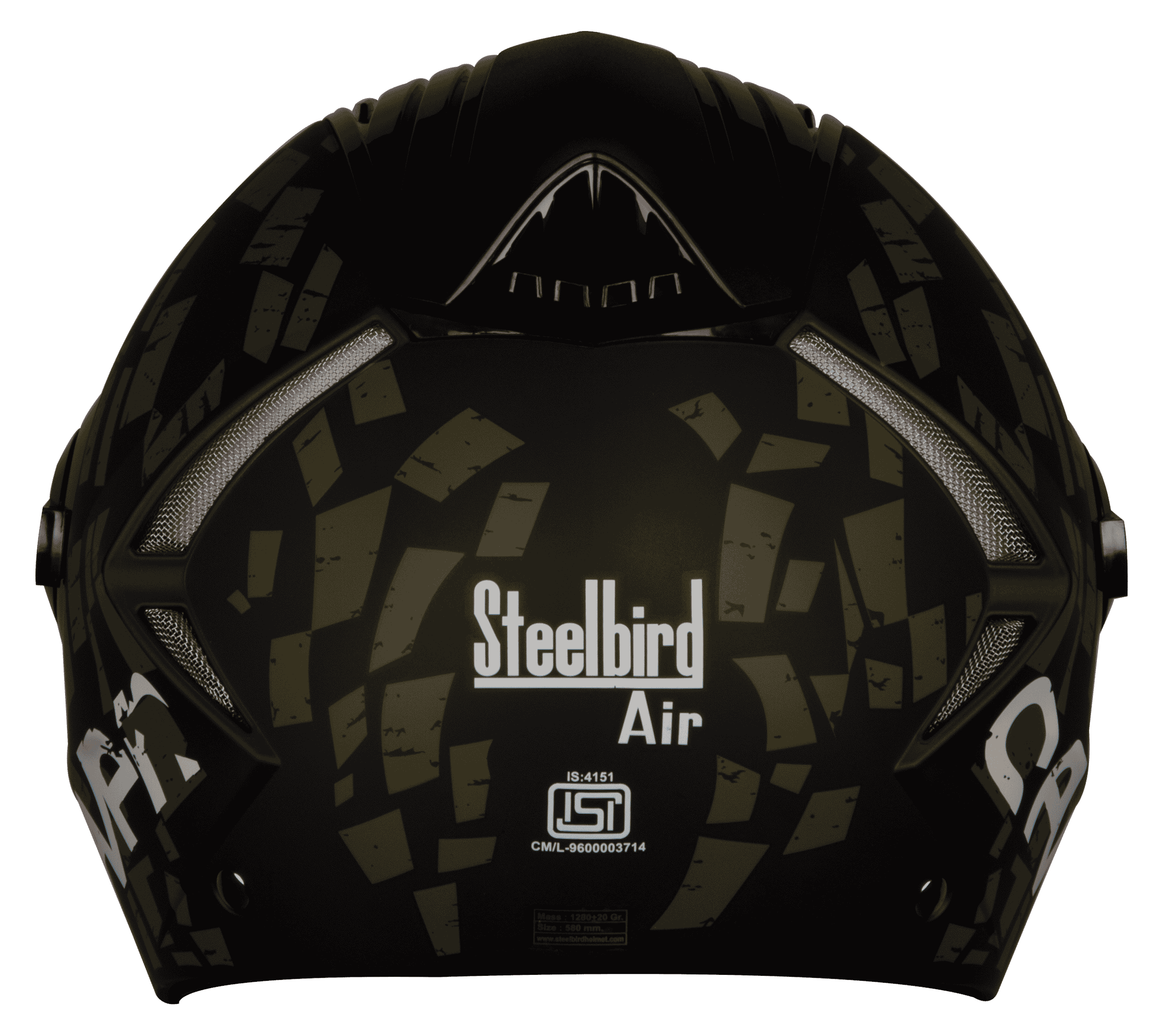 SBA-2 Seven Mat Black With Army Green ( Fitted With Clear Visor  Extra Silver Chrome Visor Free)